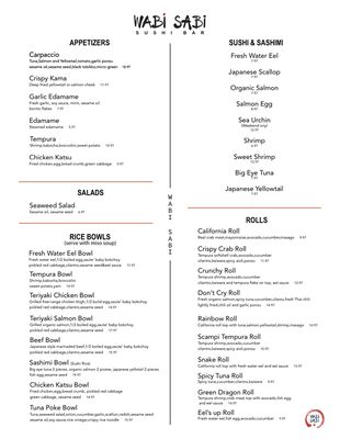 Menu photo 6 Wabi Sabi Santa Barbara, CA Menu photo 6 Wabi Sabi Santa Barbara, CA