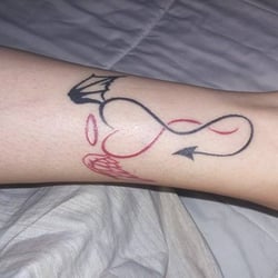 Tiki Tattoo - Heel tatto