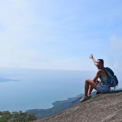 Caiçara Turismo - No topo do pico do Baepí