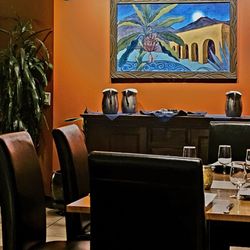 Del Alma - Interior view with art