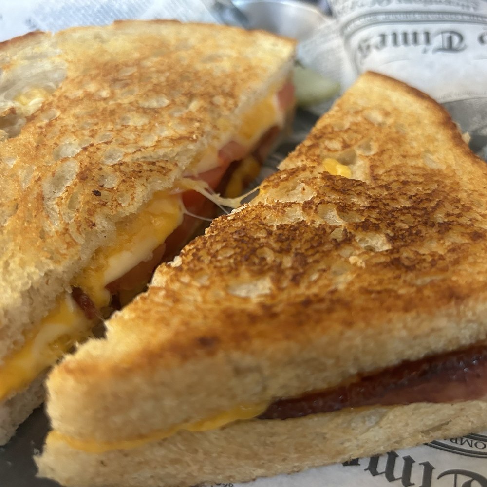 Cafe Sapientia - Grilled cheese with tomato and bacon - Coffee & Tea Near Me - Oak Park, California Cafe Sapientia - Grilled cheese with tomato and bacon - Coffee & Tea Near Me - Oak Park, California