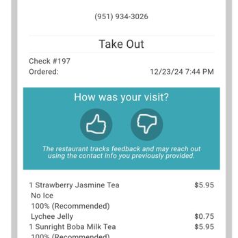 Sunright Tea Studio - Eastvale - Bubble Tea Near Me - Eastvale, California