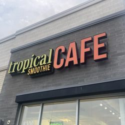 Tropical Smoothie Cafe - Store sign