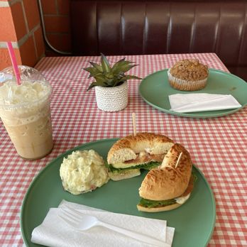 Cool Down Coffee - Destroyer bagel sandwich, caramel frappe, and pumpkin muffin - Coffee & Tea Near Me - Chula Vista, California Cool Down Coffee - Destroyer bagel sandwich, caramel frappe, and pumpkin muffin - Coffee & Tea Near Me - Chula Vista, California