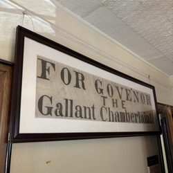 Joshua L. Chamberlain Museum - Election banner
