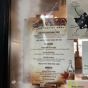 Kapa Hale - Dec tasting menu - Hawaiian Near Me - Honolulu, Hawaii Kapa Hale - Dec tasting menu - Hawaiian Near Me - Honolulu, Hawaii