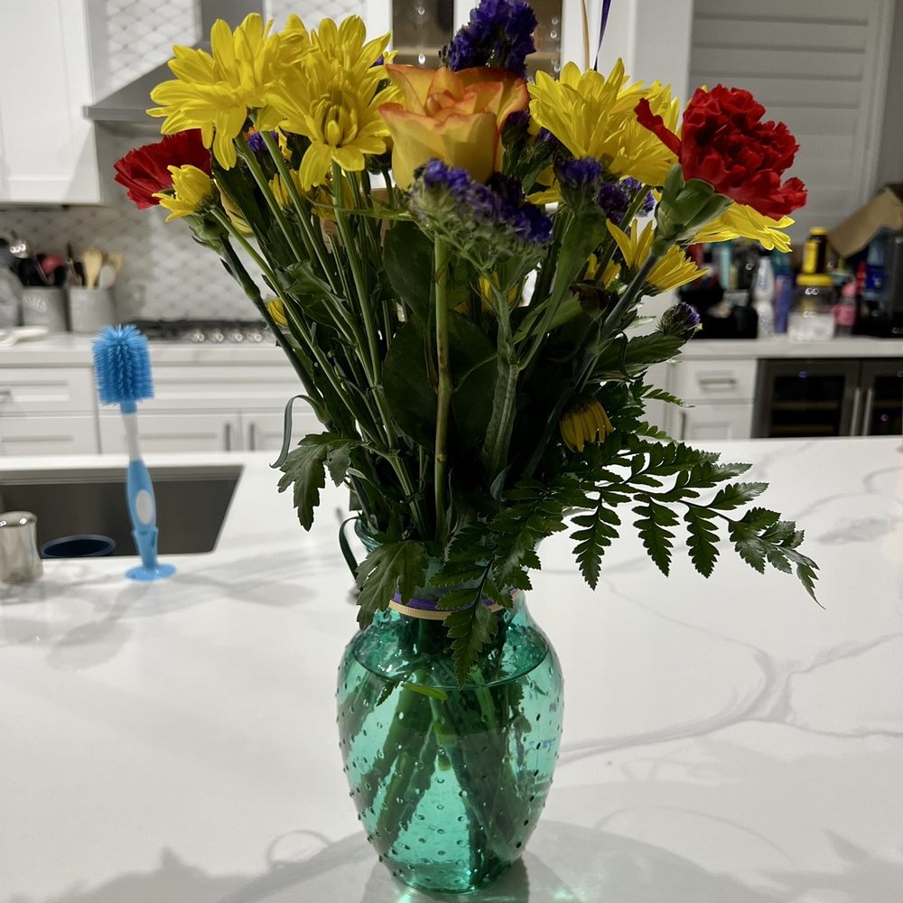 Miracle Flowers - Another angle of the bouquet so you can see how horrible it looks and how it was "arranged" as no real florist would ever do this! - Florists Near Me - sacramento, California Miracle Flowers - Another angle of the bouquet so you can see how horrible it looks and how it was "arranged" as no real florist would ever do this! - Florists Near Me - sacramento, California