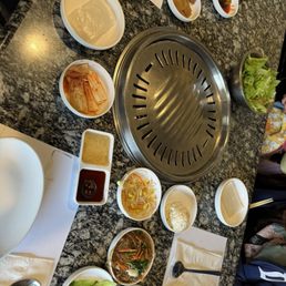 the spread of banchan