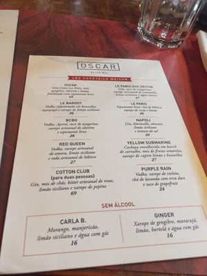 Menu photo 1 Oscar Rio de Janeiro, RJ