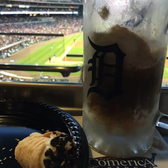 Comerica Park - Great finish: Root Beer Float w/ a fresh Cannoli. You can't beat this with a stick! - Stadiums & Arenas Near Me - Detroit, Michigan Comerica Park - Great finish: Root Beer Float w/ a fresh Cannoli. You can't beat this with a stick! - Stadiums & Arenas Near Me - Detroit, Michigan
