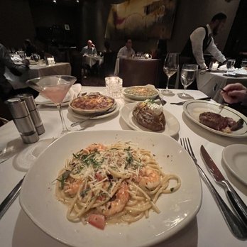 Vic & Anthony's Steakhouse - Shrimp Scampi Baked Potato - Steakhouses Near Me - Houston, Texas Vic & Anthony's Steakhouse - Shrimp Scampi Baked Potato - Steakhouses Near Me - Houston, Texas