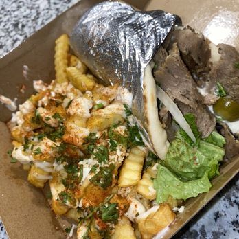 Stop-N-Go Gyros - Traditional Gyro Combo - Mediterranean Near Me - San Antonio, Texas