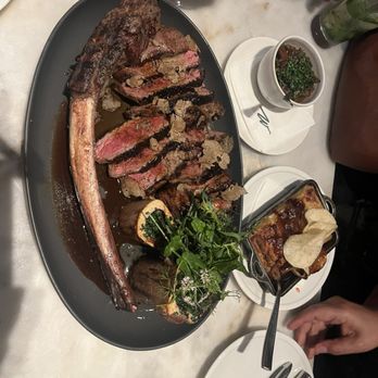 Wally's - Tomahawk steak - New American Near Me - Santa Monica, California Wally's - Tomahawk steak - New American Near Me - Santa Monica, California