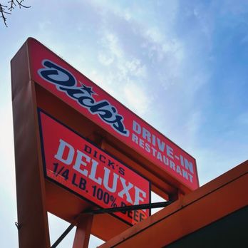 Dick's Drive-In - Can't miss the huge Dick sign. - Burgers Near Me - Seattle, Washington
