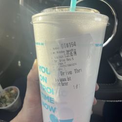 Tropical Smoothie Cafe - Chia banana boost with added fat burner... My Favorite!