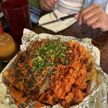 Kehau's Kitchen - Pua'a to de Poke Nachos - Hawaiian Near Me - Aiea, Hawaii