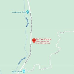 It has no address, but it is just north of the intersection of Cal-Barrel Rd and Drury Scenic Parkway.