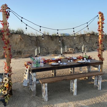 A Shore Venture - The dinner set up (pre-eating). - Party Equipment Rentals Near Me - Crystal Beach, Texas A Shore Venture - The dinner set up (pre-eating). - Party Equipment Rentals Near Me - Crystal Beach, Texas