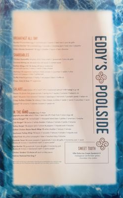 Menu photo 2 Eddy’s Poolside Rio Verde, AZ
