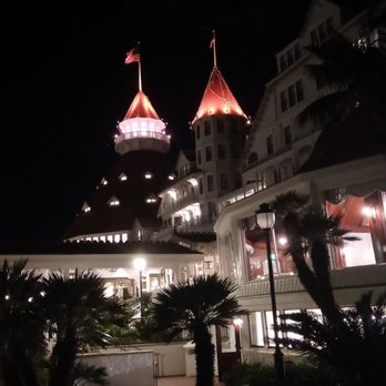 Hotel del Coronado, Curio Collection by Hilton - Nighttime view of hotel. - Coronado, CA