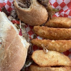 Jimmy D's 94th Ave Pub - Prime Rib Melt with AMAZING Jo Jo's!!