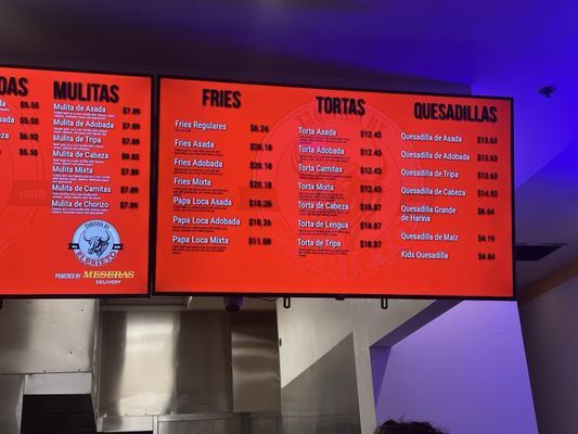 Menu photo 2 Taquería By El Prieto Chula Vista, CA