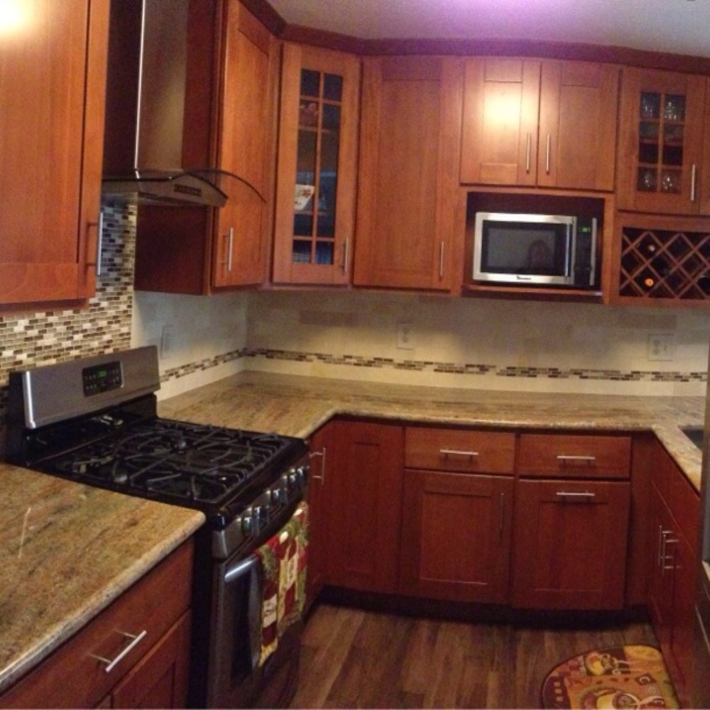 Finished kitchen Finished kitchen