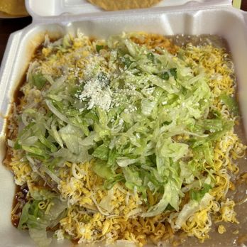 El Rancheros Mexican Food - Combo number 4 Cheese Enchilada Bean Tostada Rice and Beans - Fast Food Near Me - Modesto, California El Rancheros Mexican Food - Combo number 4 Cheese Enchilada Bean Tostada Rice and Beans - Fast Food Near Me - Modesto, California