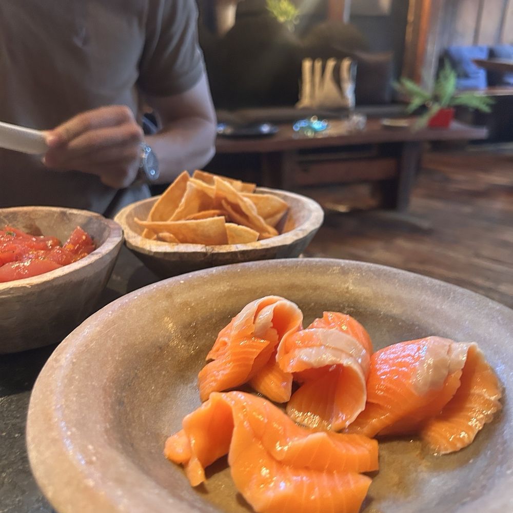 Kibatsu - Salmon Sashimi (6pc) - Sushi Bars Near Me - San Francisco, California Kibatsu - Salmon Sashimi (6pc) - Sushi Bars Near Me - San Francisco, California