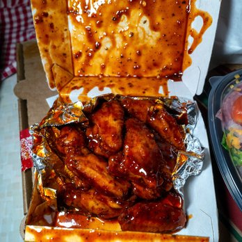 Mountain Mike's Pizza - Korean wings $16, no good. drenched in sauce. - Pizza Near Me - Daly City, California Mountain Mike's Pizza - Korean wings $16, no good. drenched in sauce. - Pizza Near Me - Daly City, California