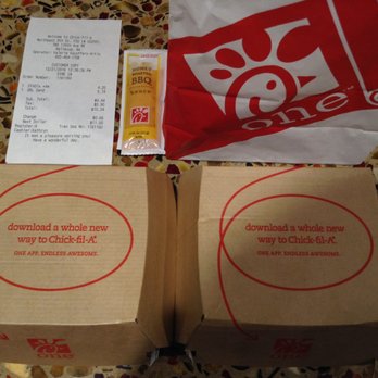 Chick-fil-A - One meal consisting of two sandwiches - Fast Food Near Me - Bellevue, Washington Chick-fil-A - One meal consisting of two sandwiches - Fast Food Near Me - Bellevue, Washington