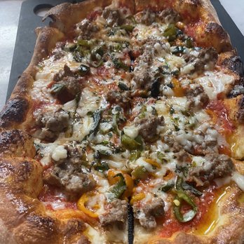 Serious Pie Downtown - Sweet Fennel Sausage Pizza - Pizza Near Me - Seattle, Washington Serious Pie Downtown - Sweet Fennel Sausage Pizza - Pizza Near Me - Seattle, Washington