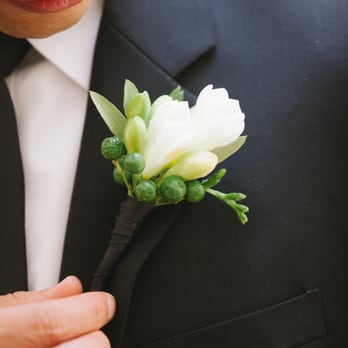 Bella Jardin - My husband's boutonniere by Twig and Petals. - Florists Near Me