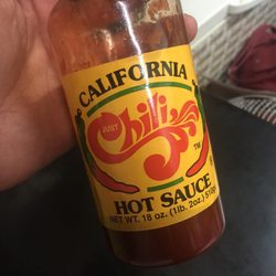 California Tacos - Super good hot sauce