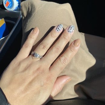 J&K Nails Center - Neutral and print gel polish manicure - Nail Salons Near Me - Maspeth, New York J&K Nails Center - Neutral and print gel polish manicure - Nail Salons Near Me - Maspeth, New York