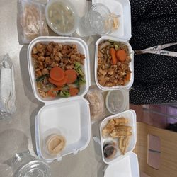 Asia Cafe Xpress - Alcoa - Chicken hibachi meal, pot stickers appetizer
