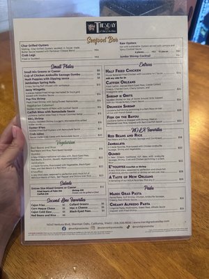 Menu photo 1 Mardi Gras Tuesday "A Taste Of New Orleans" Sherman Oaks Sherman Oaks, CA Menu photo 1 Mardi Gras Tuesday "A Taste Of New Orleans" Sherman Oaks Sherman Oaks, CA