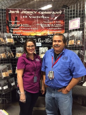 Photo of Jr's Jerky Company - Albuquerque, NM, US. Tony & Kristin rep'in NM jerky well!