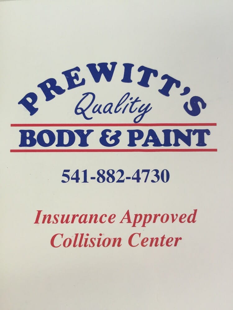 PREWITT’S QUALITY BODY & PAINT Updated July 2024 2725 Hilyard Ave, Klamath Falls, Oregon
