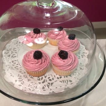 Sweet C's - Lemon cupcake with blackberry frosting, too die for! - Cupcakes Near Me