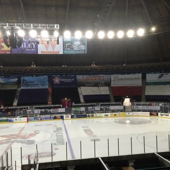 Hirsch Coliseum - 10/1/16. Saturday afternoon. Collegiate hockey. East Texas Baptist University v. Texas State University! - Stadiums & Arenas Near Me - Shreveport, Louisiana Hirsch Coliseum - 10/1/16. Saturday afternoon. Collegiate hockey. East Texas Baptist University v. Texas State University! - Stadiums & Arenas Near Me - Shreveport, Louisiana