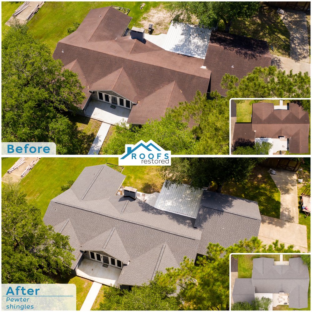 Slide of Roofs Restored