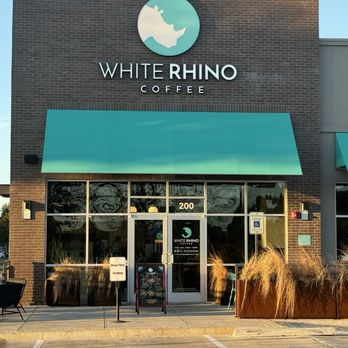 White Rhino Coffee - Shop entrance - Coffee & Tea Near Me - Garland, Texas White Rhino Coffee - Shop entrance - Coffee & Tea Near Me - Garland, Texas