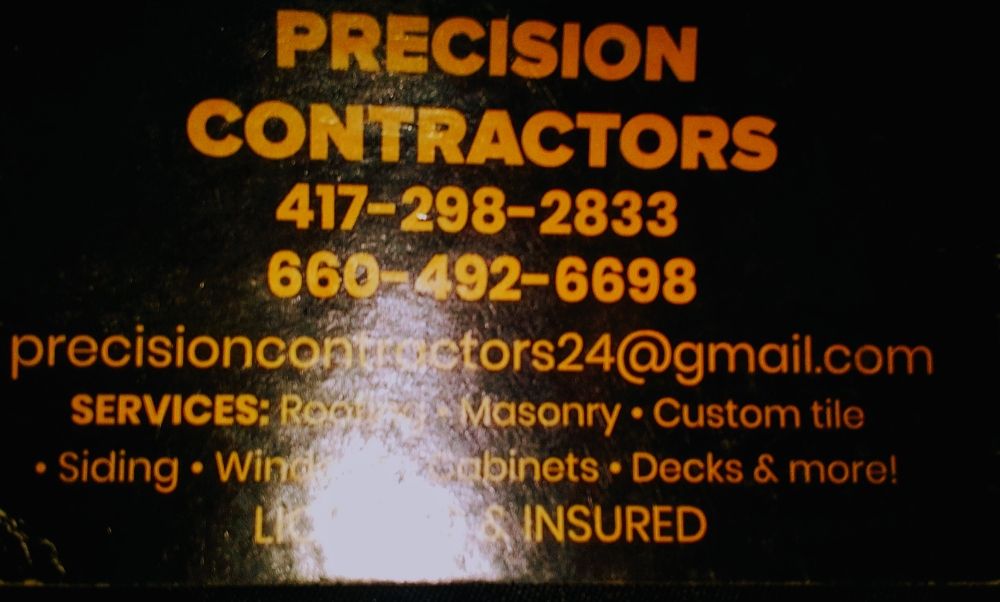 Slide of Precision Contractors
