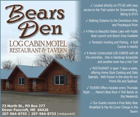 Bear's Den Restaurant & Tavern / Log Cabin Motel by null