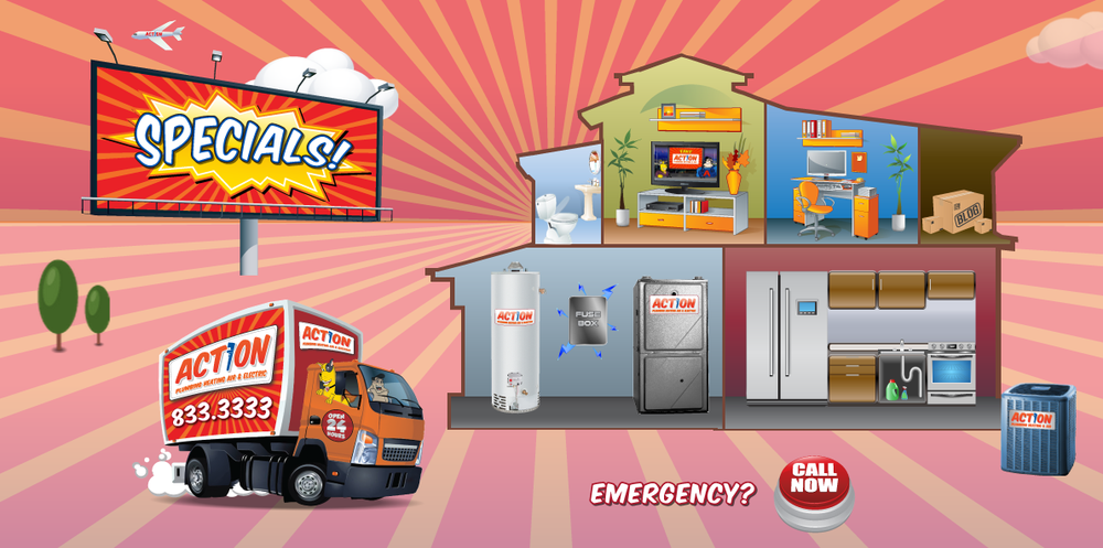 Slide of Action Plumbing, Heating, Air & Electric