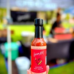 Jackalope Arts - Delicious hot sauce at the SevenAM booth!! Had to have some! (Nov 2025 fair)