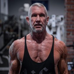 Peak Fitness - Back to the grind at Peak after winning the NPC Masters Men's Bodybuilding 60+ Competition in April, 2022.   -- Dan Rahman