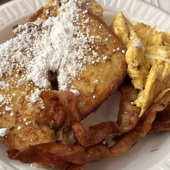 Chef's Dog House - French toast with side of bacon and eggs - Hot Dogs Near Me - Newington, Connecticut