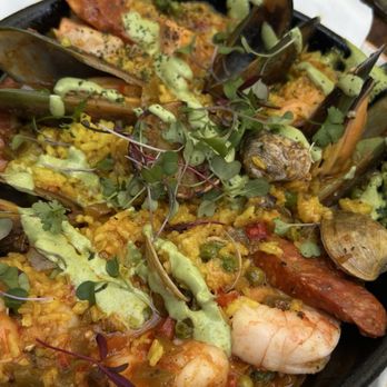 Habana - Paella- Chicken, Shellfish & Chorizo Bilbao - Cuban Near Me - Costa Mesa, California